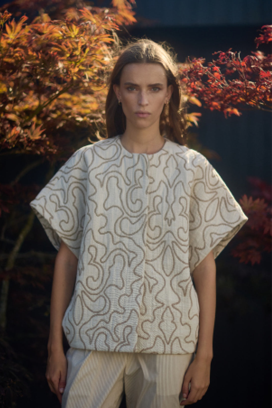 Heartmade HMBecca vest WAISTCOATS 166 Bleached-sand