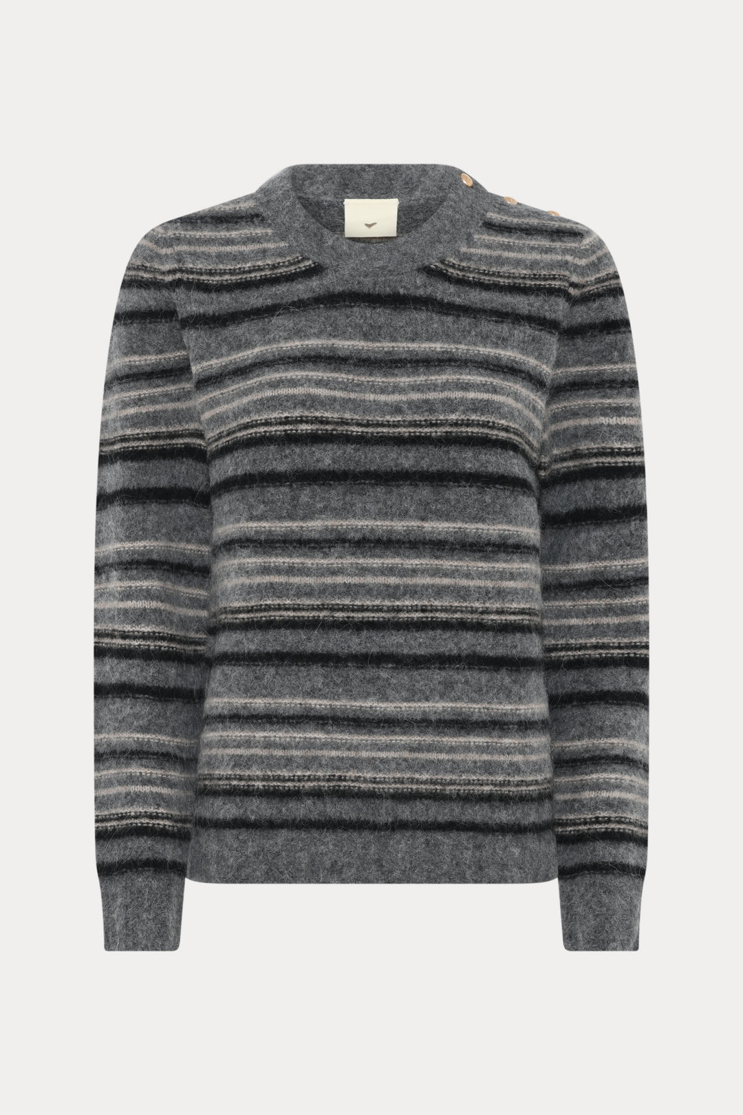 Heartmade HMKinea strik KNITWEAR, LIGHT 131 Chateau grey