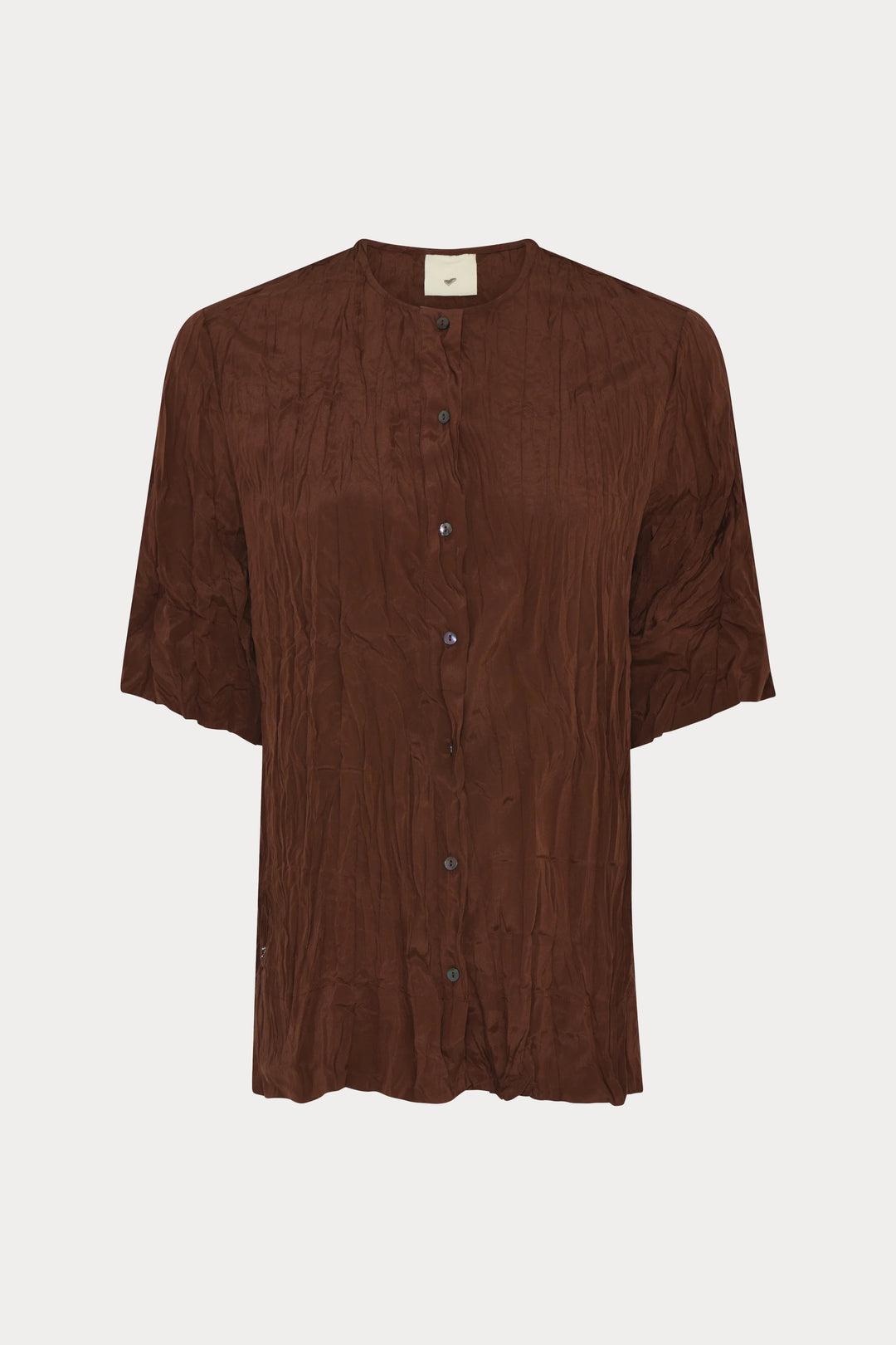 Heartmade HMMeriam skjorte SHIRTS 198 Deep brown