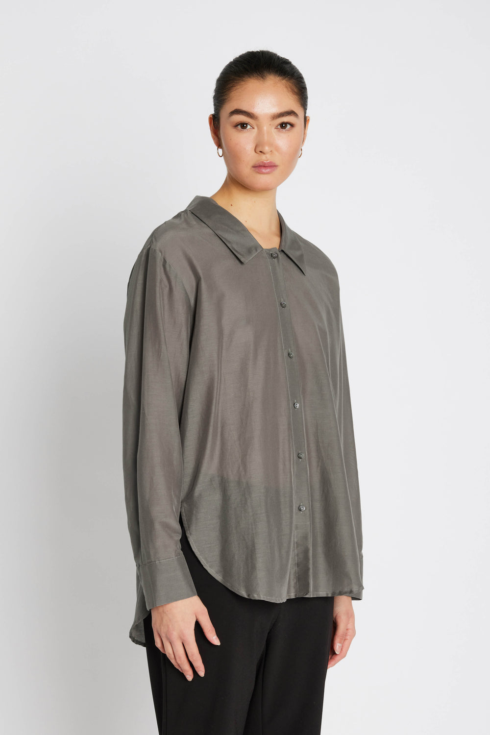 Heartmade HMMetra skjorte SHIRTS 538 Shadow green