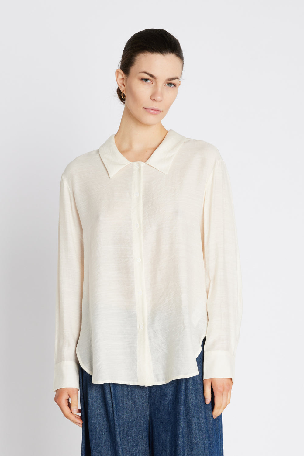 Heartmade HMMetra skjorte SHIRTS 184 Pearled Ivory