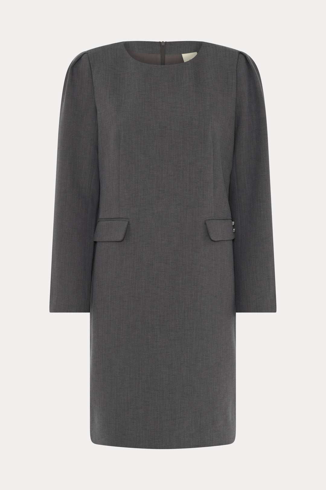 Heartmade HMVeti Herringbone kjole DRESSES 726 Muted Clay