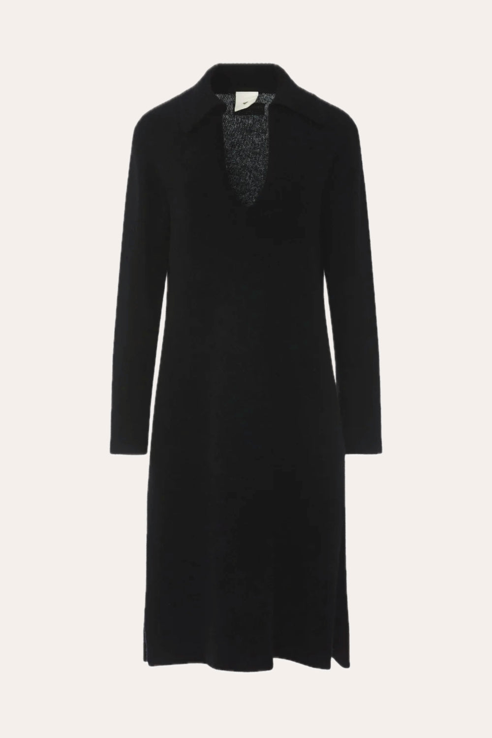 Heartmade Kaysa strikket tunikakjole KNITWEAR, HEAVY Sort