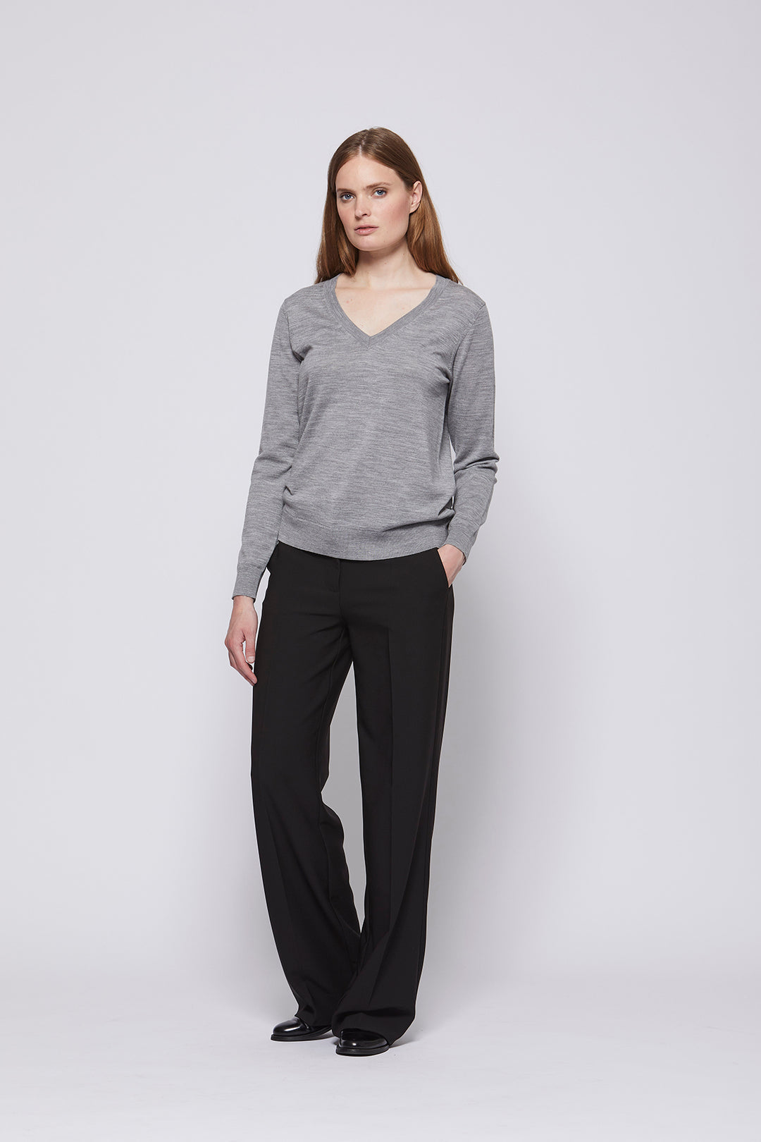 Heartmade HMKela strik KNITWEAR, LIGHT 16 Ligth grey