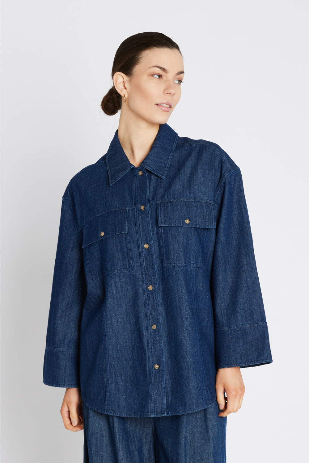 Heartmade 291HMManel skjorte SHIRTS 207 Dark blue