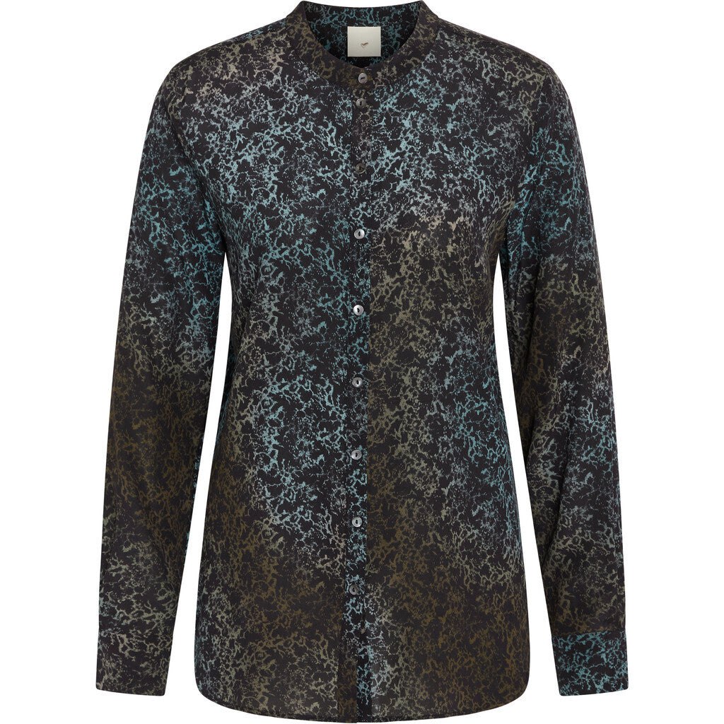 Heartmade Maple skjorte SHIRTS 204 Blue fog