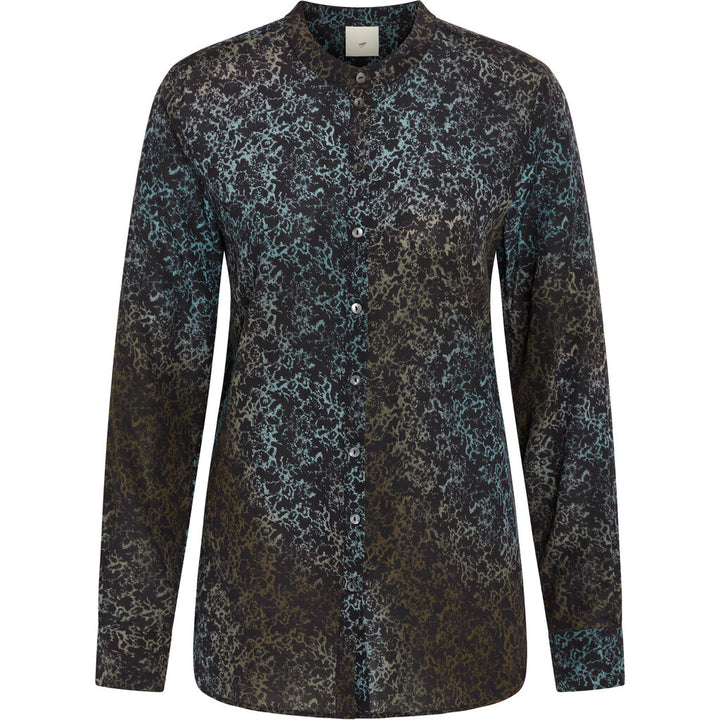 Heartmade Maple skjorte SHIRTS 204 Blue fog