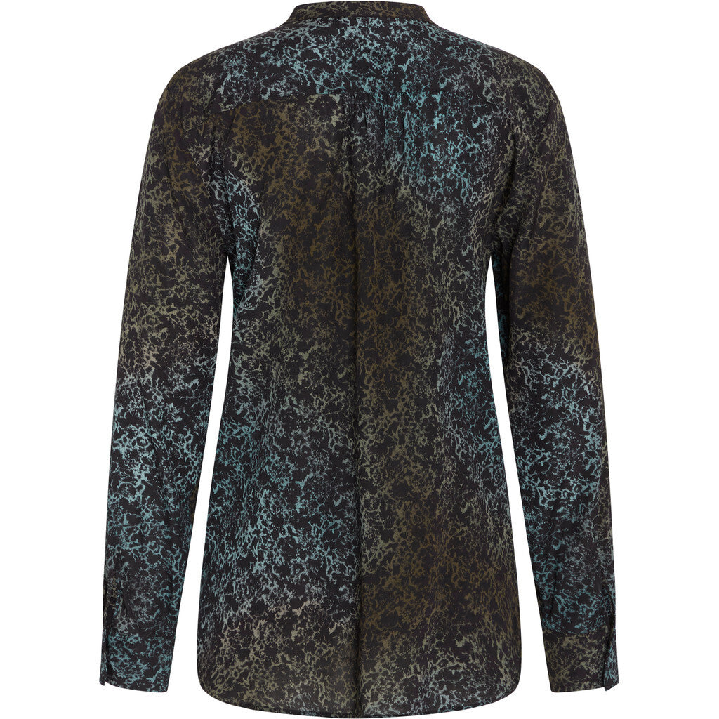 Heartmade Maple skjorte SHIRTS 204 Blue fog