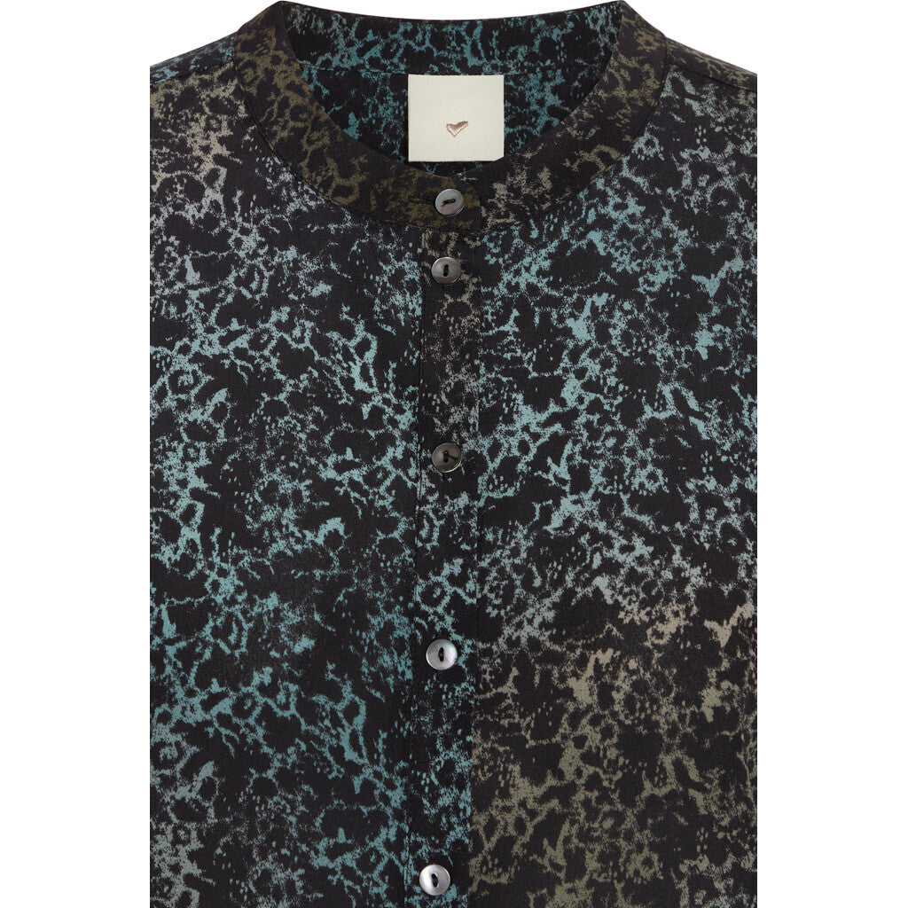 Heartmade Maple skjorte SHIRTS 204 Blue fog