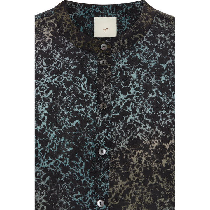 Heartmade Maple skjorte SHIRTS 204 Blue fog