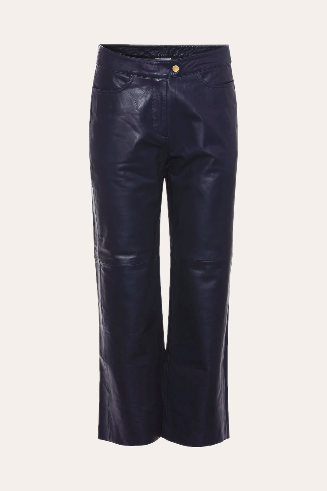 Heartmade Nelly læderbukser LEATHER 30 Navy