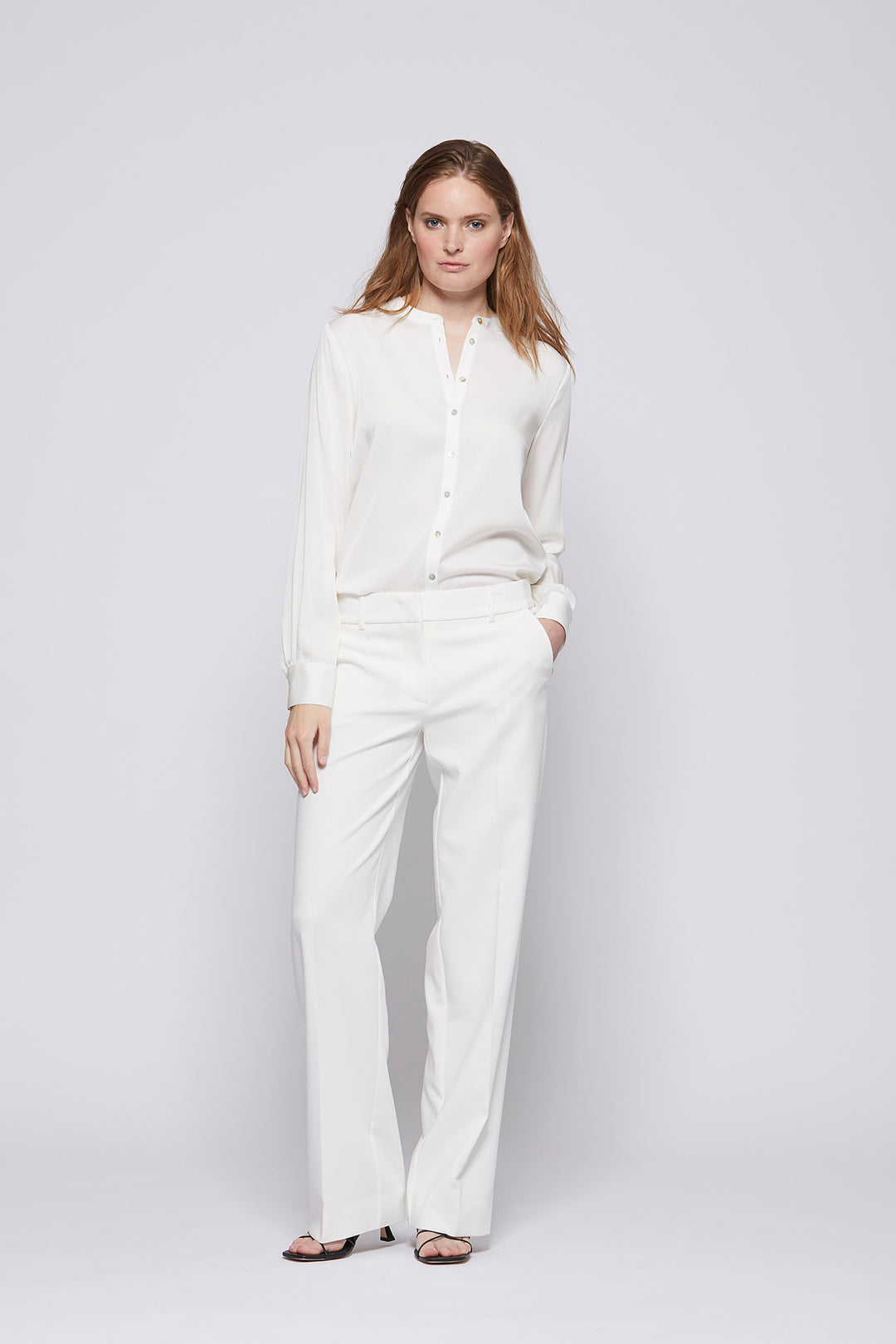 Heartmade HMNeta bukser TROUSERS 104 Off White