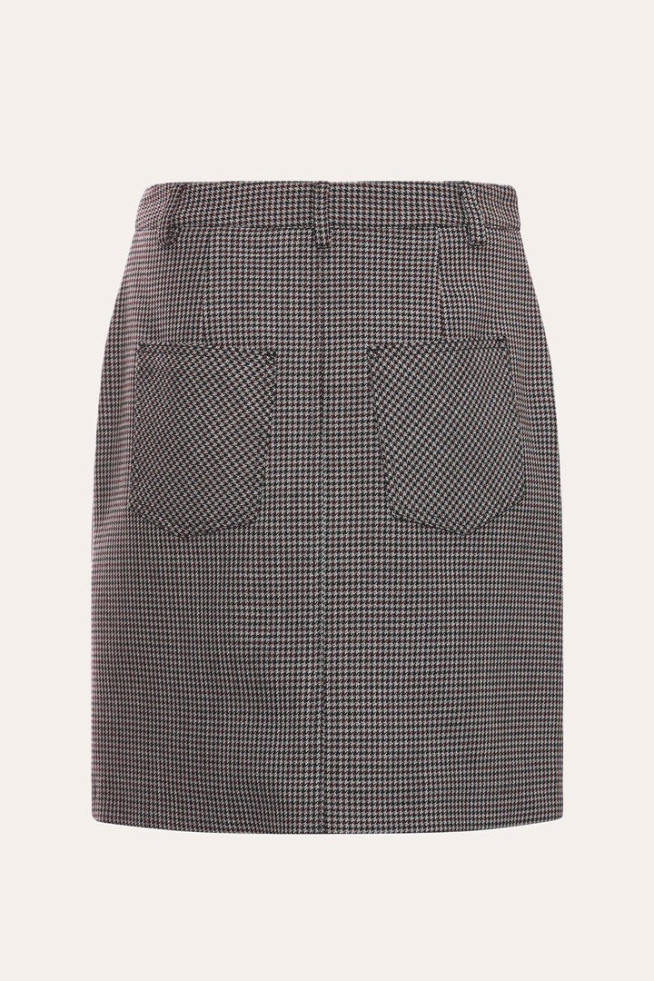 Heartmade Sica nederdel SKIRTS 688 Grey check