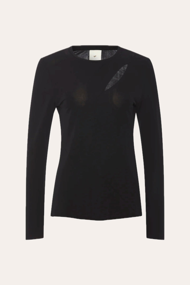 Heartmade Tiesta bluse BLOUSE Sort