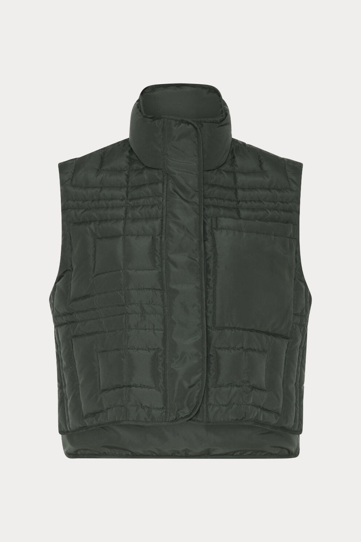 Heartmade Belsa vest WAISTCOATS 559 Dark army