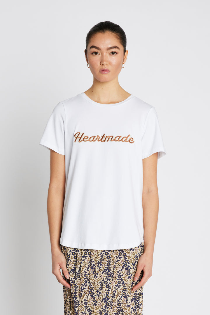 Heartmade Efia logo T-shirt T-SHIRTS 01 White