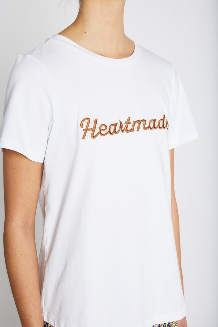 Heartmade Efia logo T-shirt T-SHIRTS 01 White