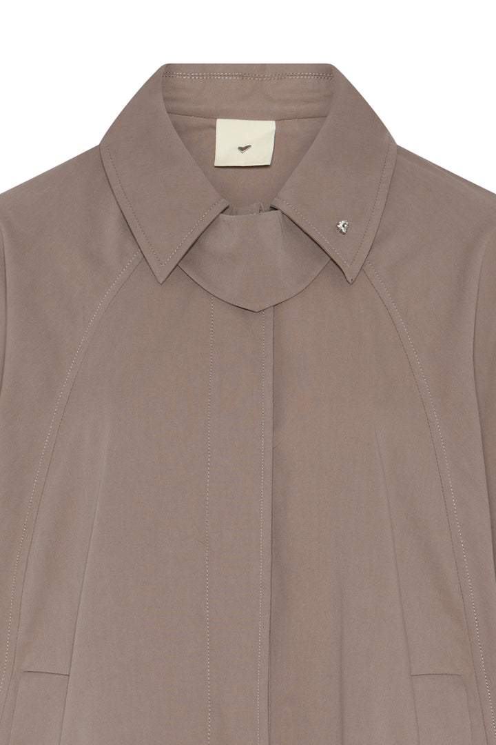 Heartmade HMBarber kappejakke CAPE 85 Shitake