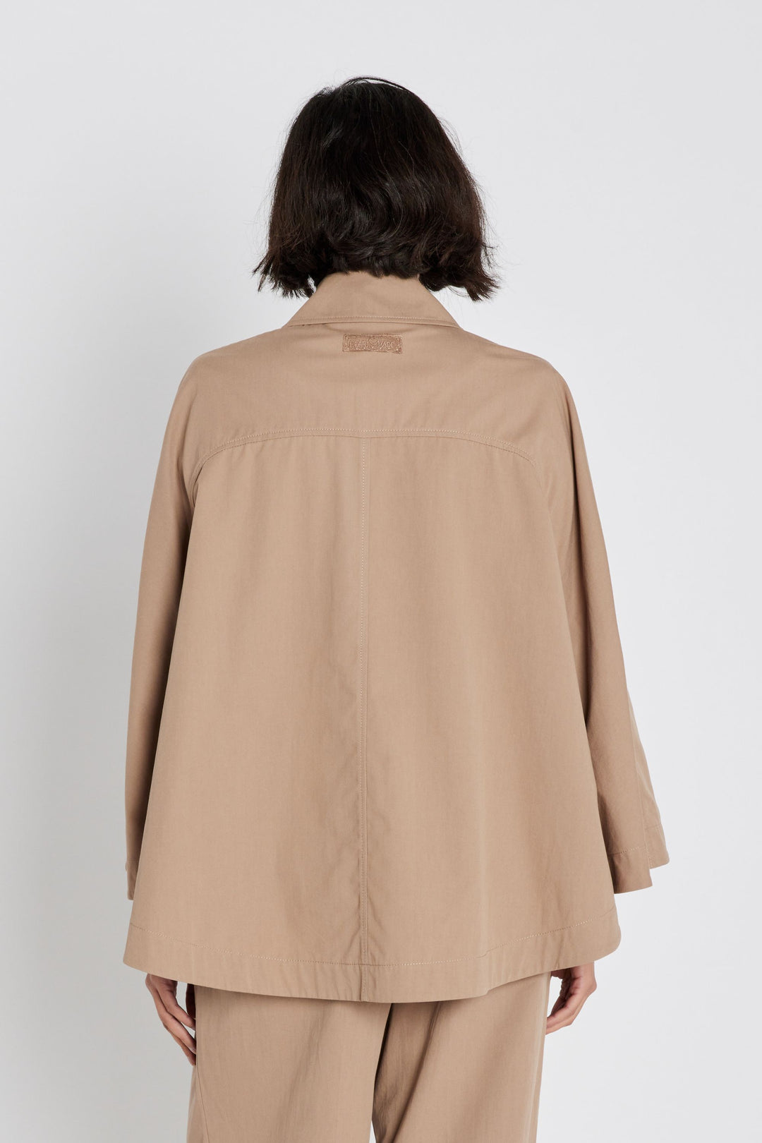 Heartmade HMBarber kappejakke CAPE 85 Shitake