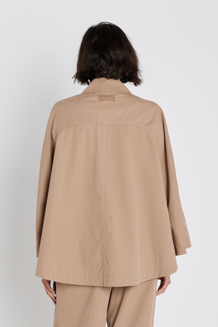 Heartmade HMBarber kappejakke CAPE 85 Shitake