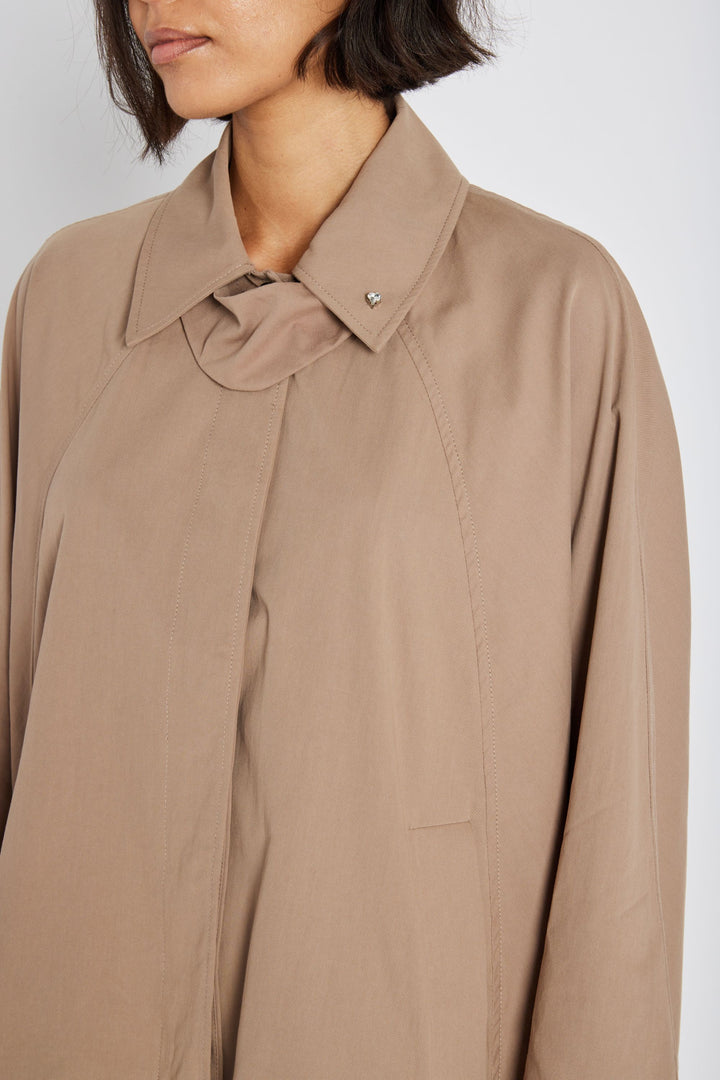 Heartmade HMBarber kappejakke CAPE 85 Shitake