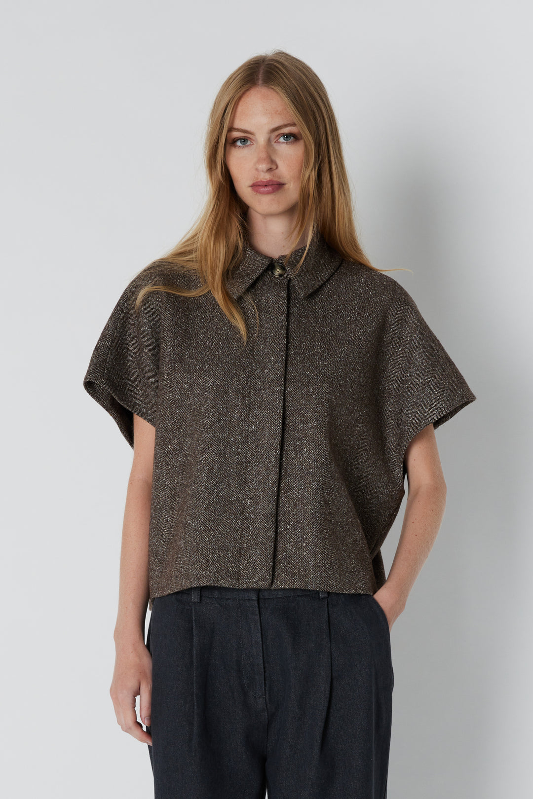 Heartmade HMBeal cape CAPE 194 Tuscan Brown