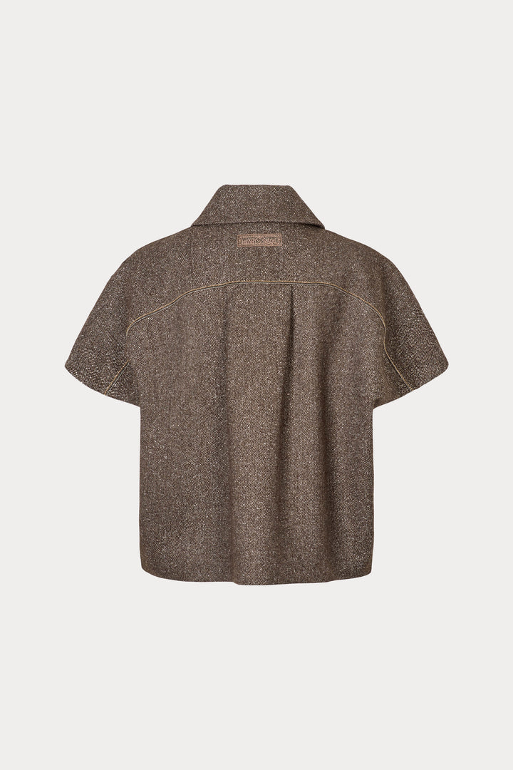 Heartmade HMBeal cape CAPE 194 Tuscan Brown