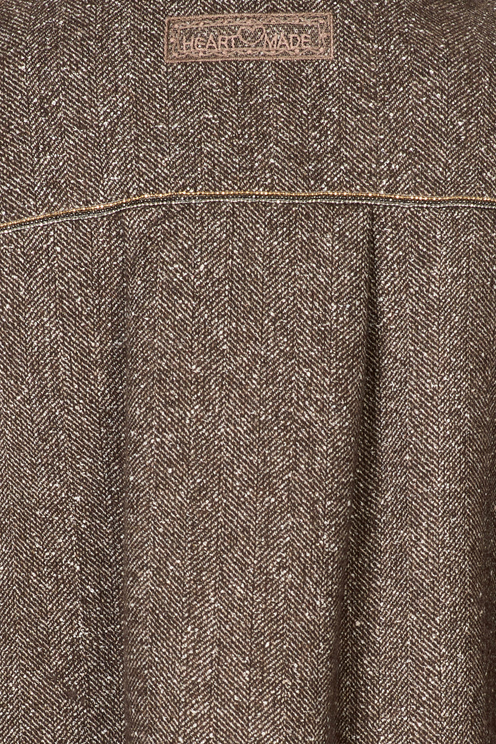 Heartmade HMBeal cape CAPE 194 Tuscan Brown