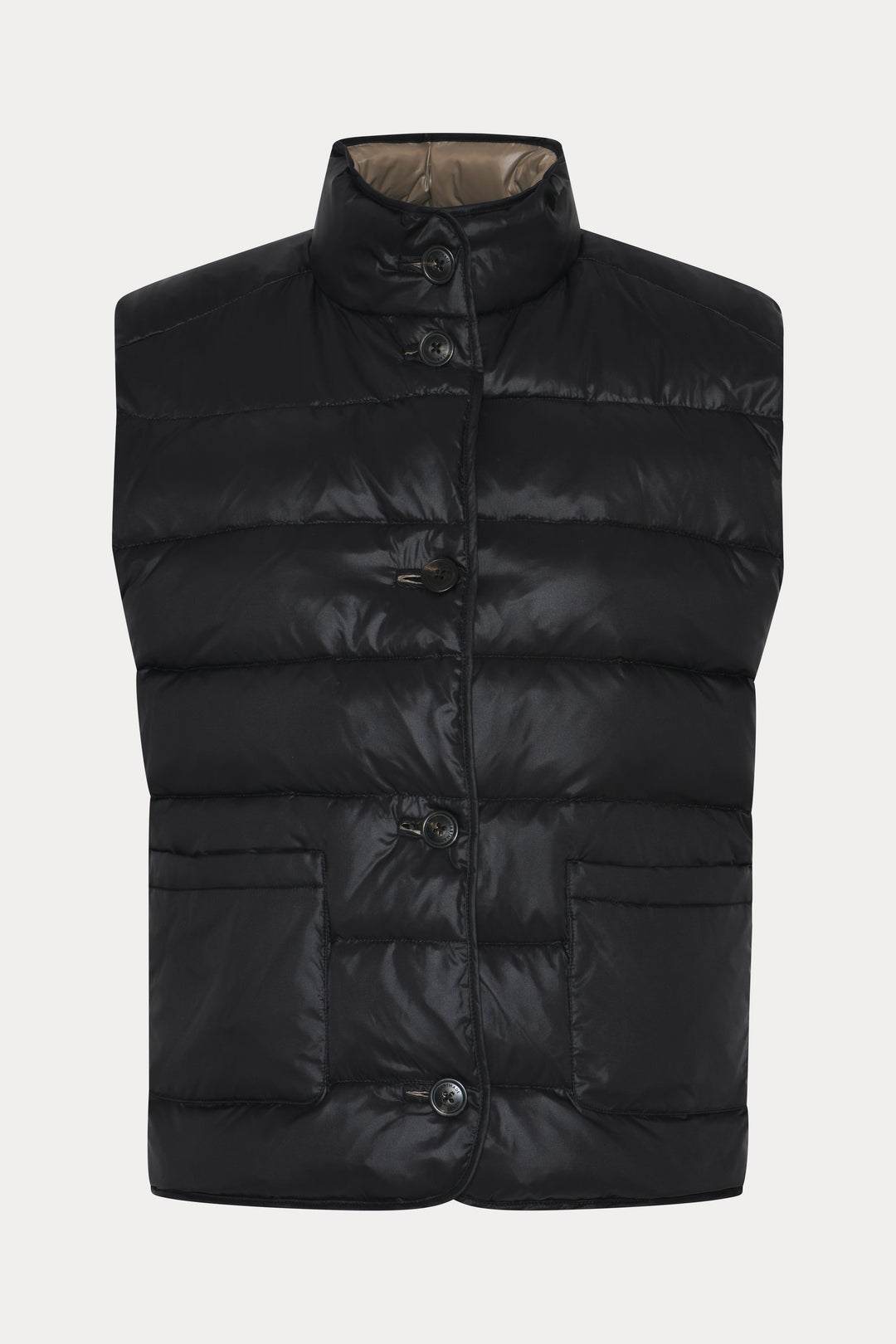 Heartmade HMBeket vendbar vest WAISTCOATS 900/15 Black/Walnut