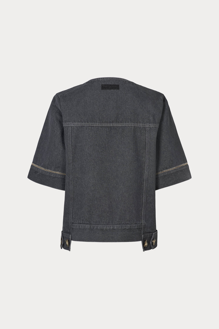 Heartmade HMBekin jakke BLAZERJACKETS 400 Black denim