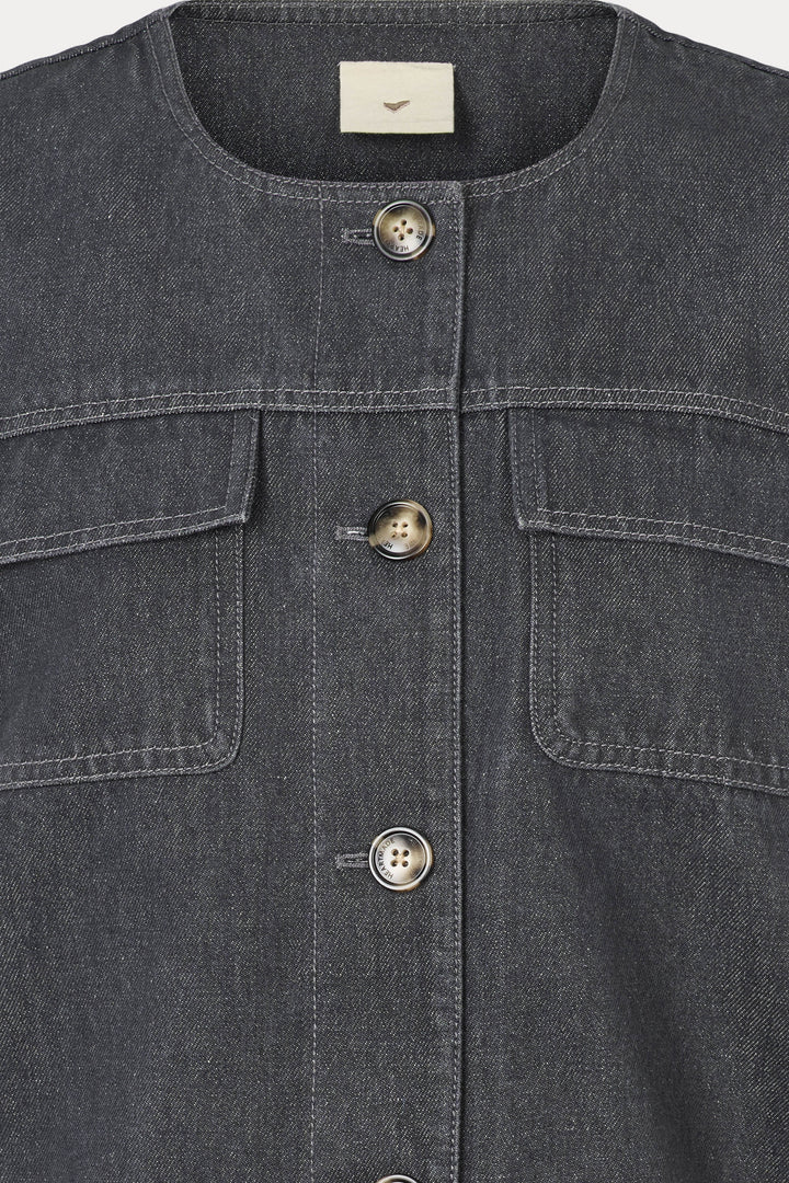Heartmade HMBekin jakke BLAZERJACKETS 400 Black denim