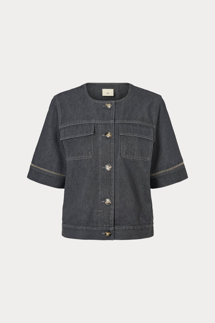 Heartmade HMBekin jakke BLAZERJACKETS 400 Black denim