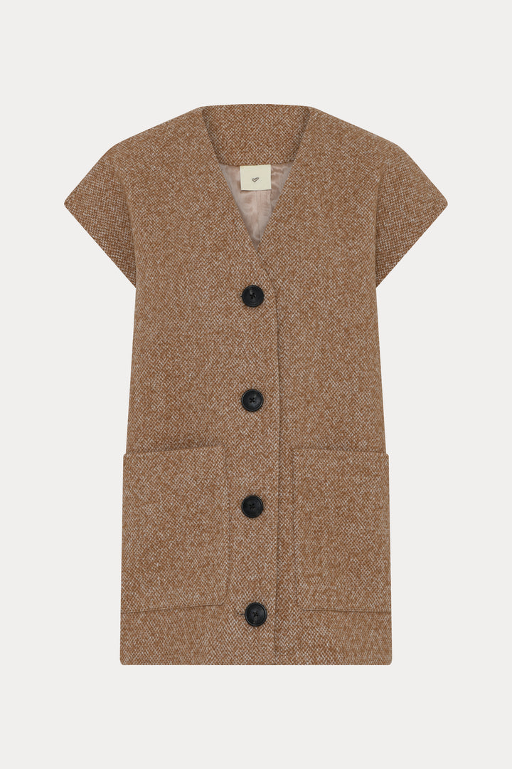 Heartmade HMBenca vest WAISTCOATS 47 Cinnamon