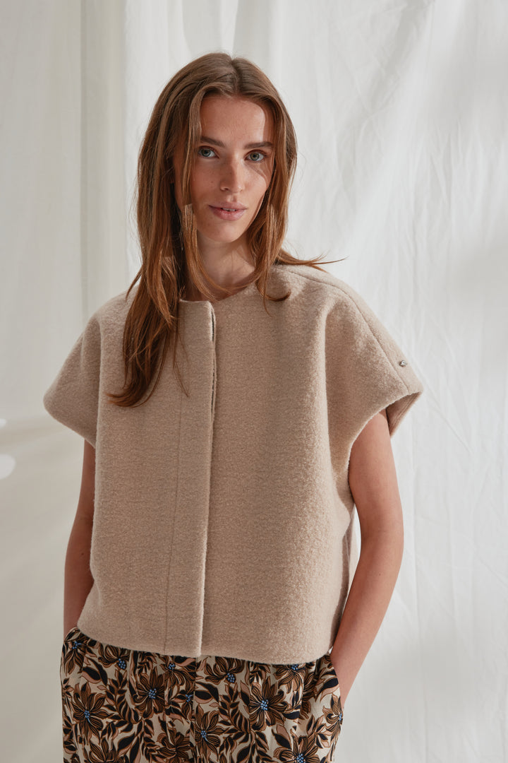 Heartmade HMBesea kappe CAPE 04 Light-sand