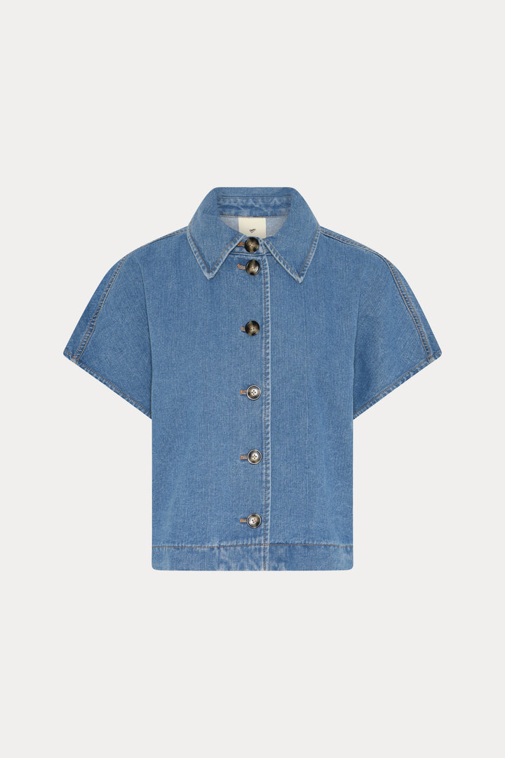 Heartmade HMBinca denimkappe CAPE 210 Deep ocean