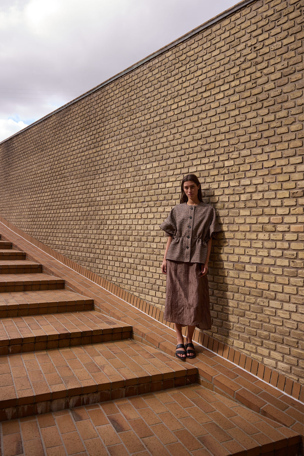 Heartmade HMBinta kappe CAPE 15 Walnut