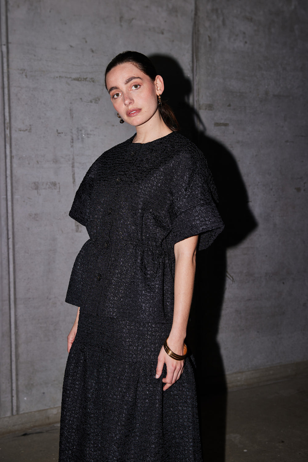 Heartmade HMBinta kappe CAPE Sort