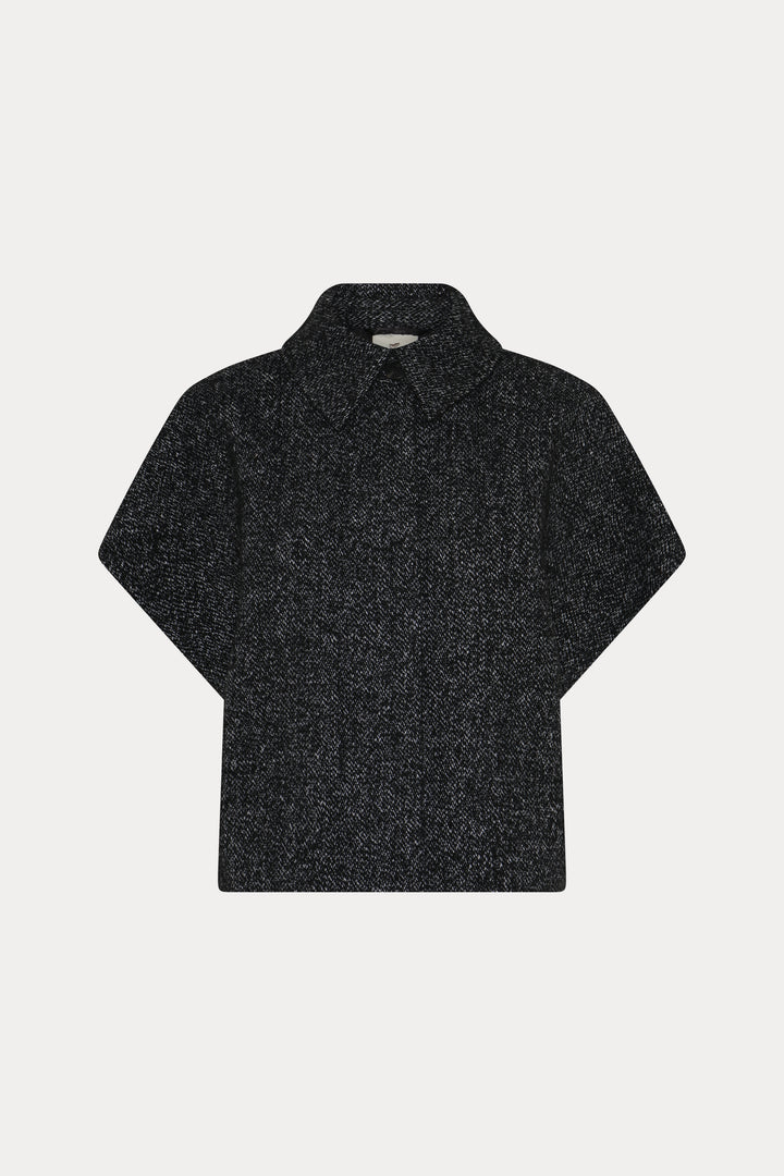 Heartmade HMBreal kappe CAPE 913 Salt & Pepper