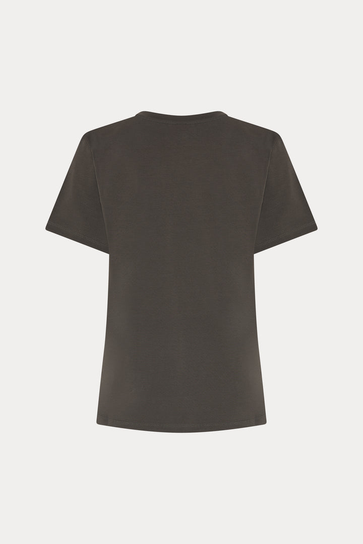 Heartmade HMEfia logo t-shirt T-SHIRTS 08 Walnut