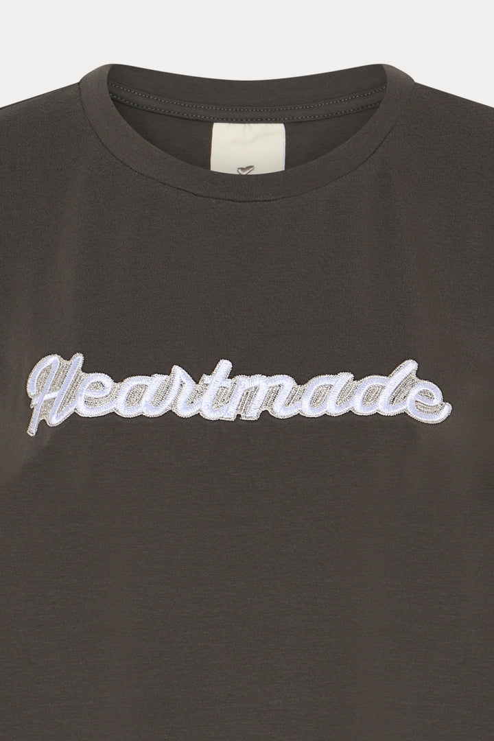 Heartmade HMEfia logo t-shirt T-SHIRTS 08 Walnut