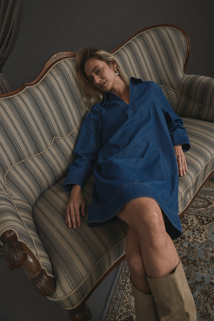 Heartmade HMHenda kjole DRESSES 211 Bracing Blue