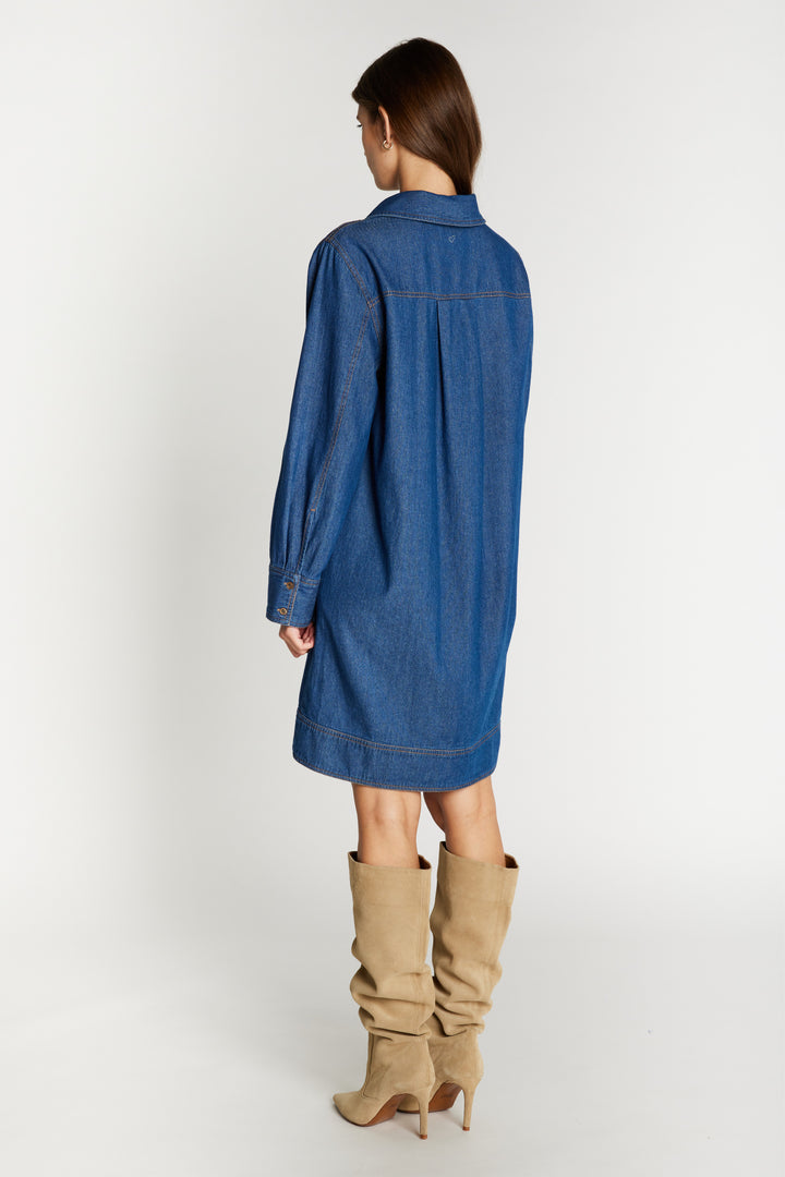 Heartmade HMHenda kjole DRESSES 211 Bracing Blue