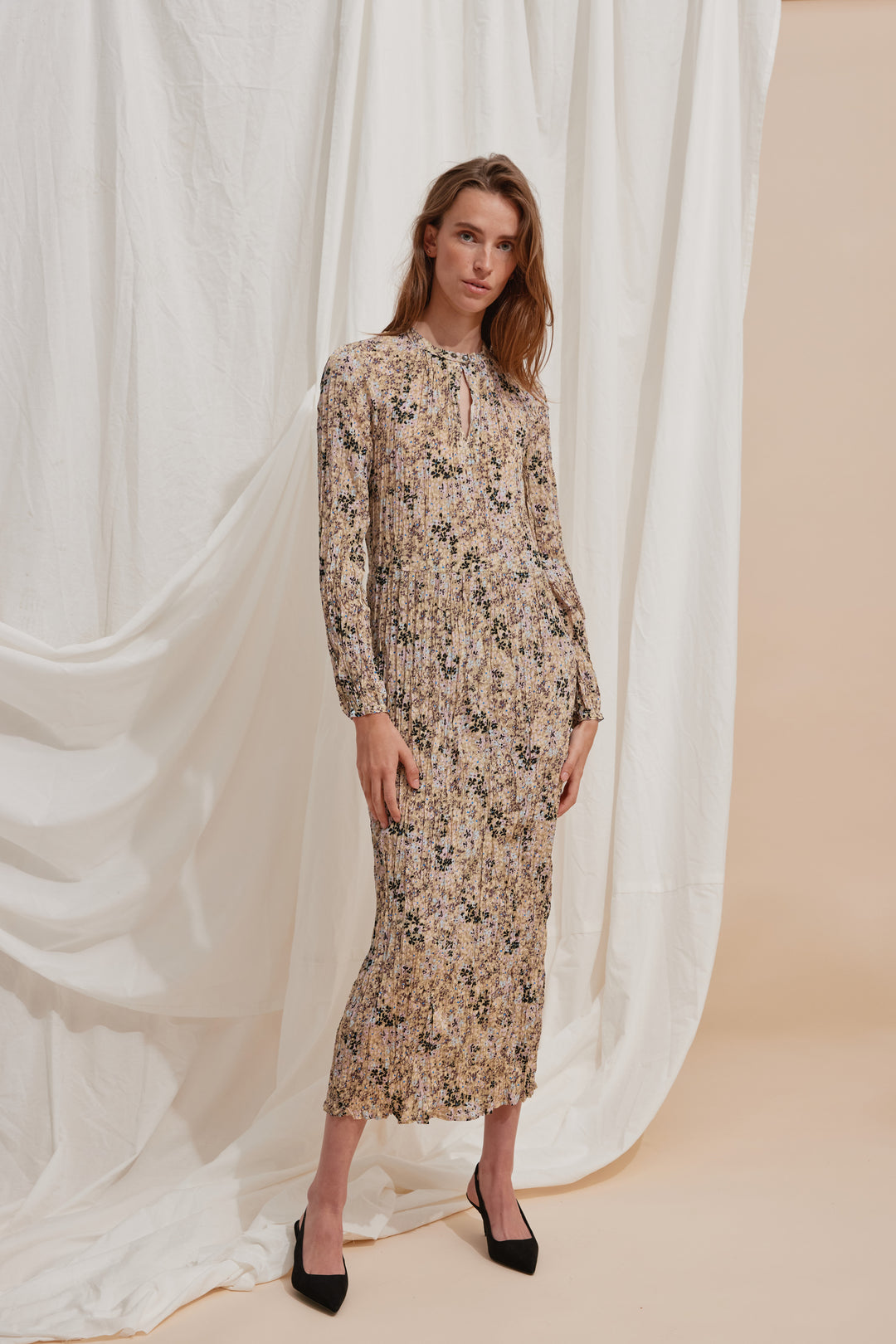 Heartmade HMHornsea kjole DRESSES 805 Light flower print