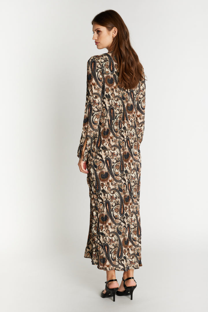 Heartmade HMHornsea kjole DRESSES 803 Earthy Paisley print