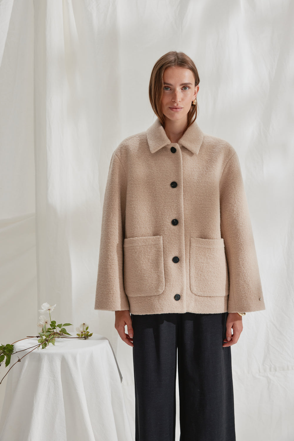 Heartmade HMJulian jakke OUTERWEAR 04 Light-sand