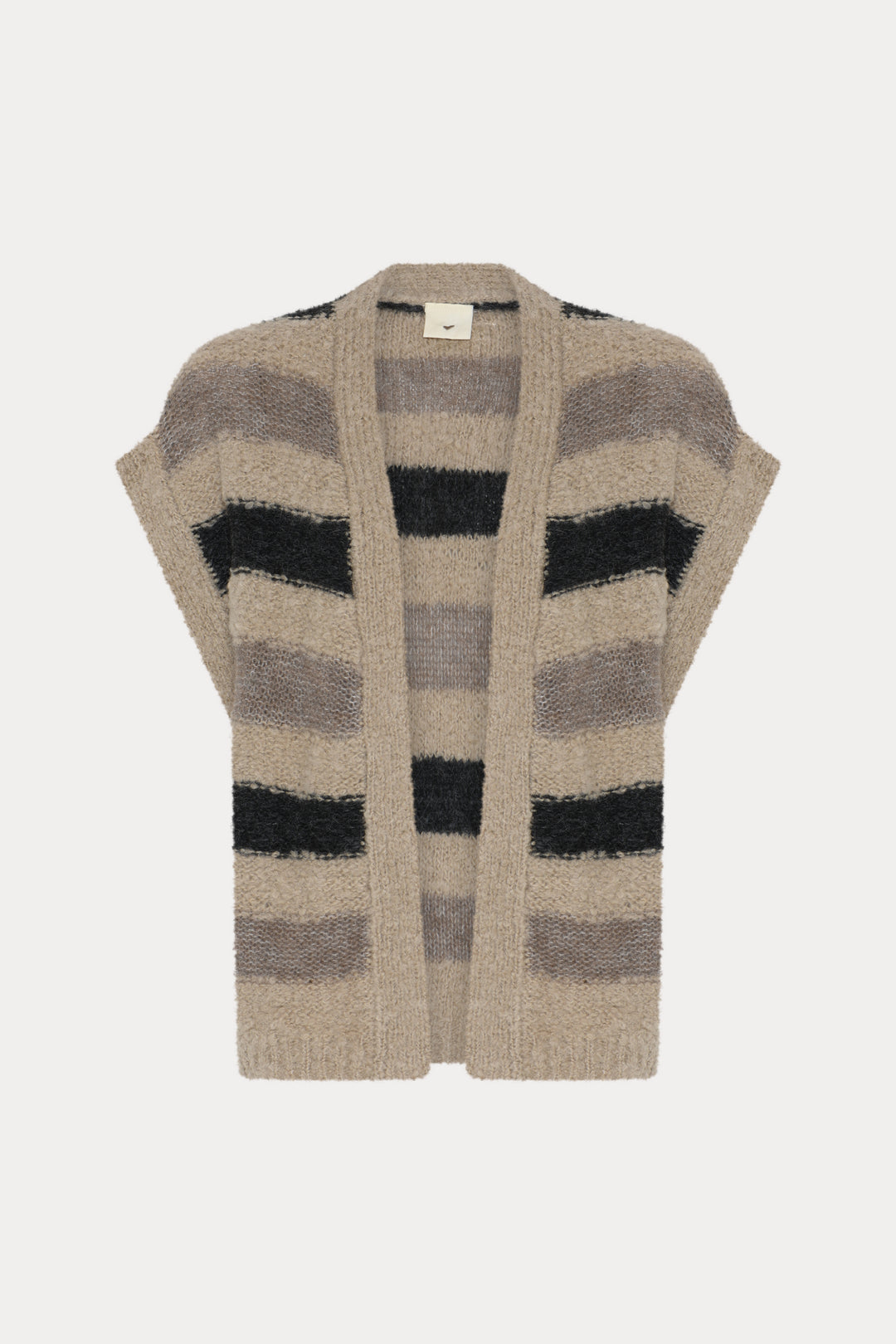 Heartmade HMKalea strikket cardigan KNITWEAR 609 Melange stipe