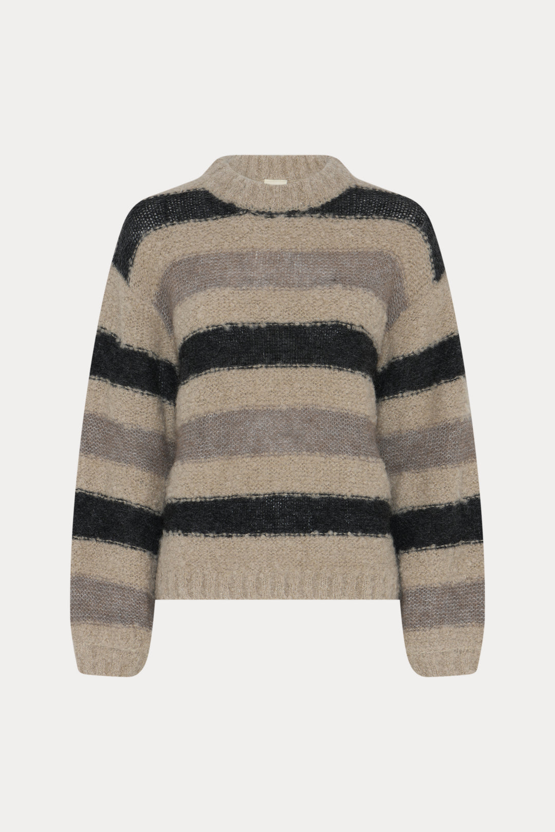 Heartmade HMKalira striktrøje KNITWEAR 609 Melange stipe