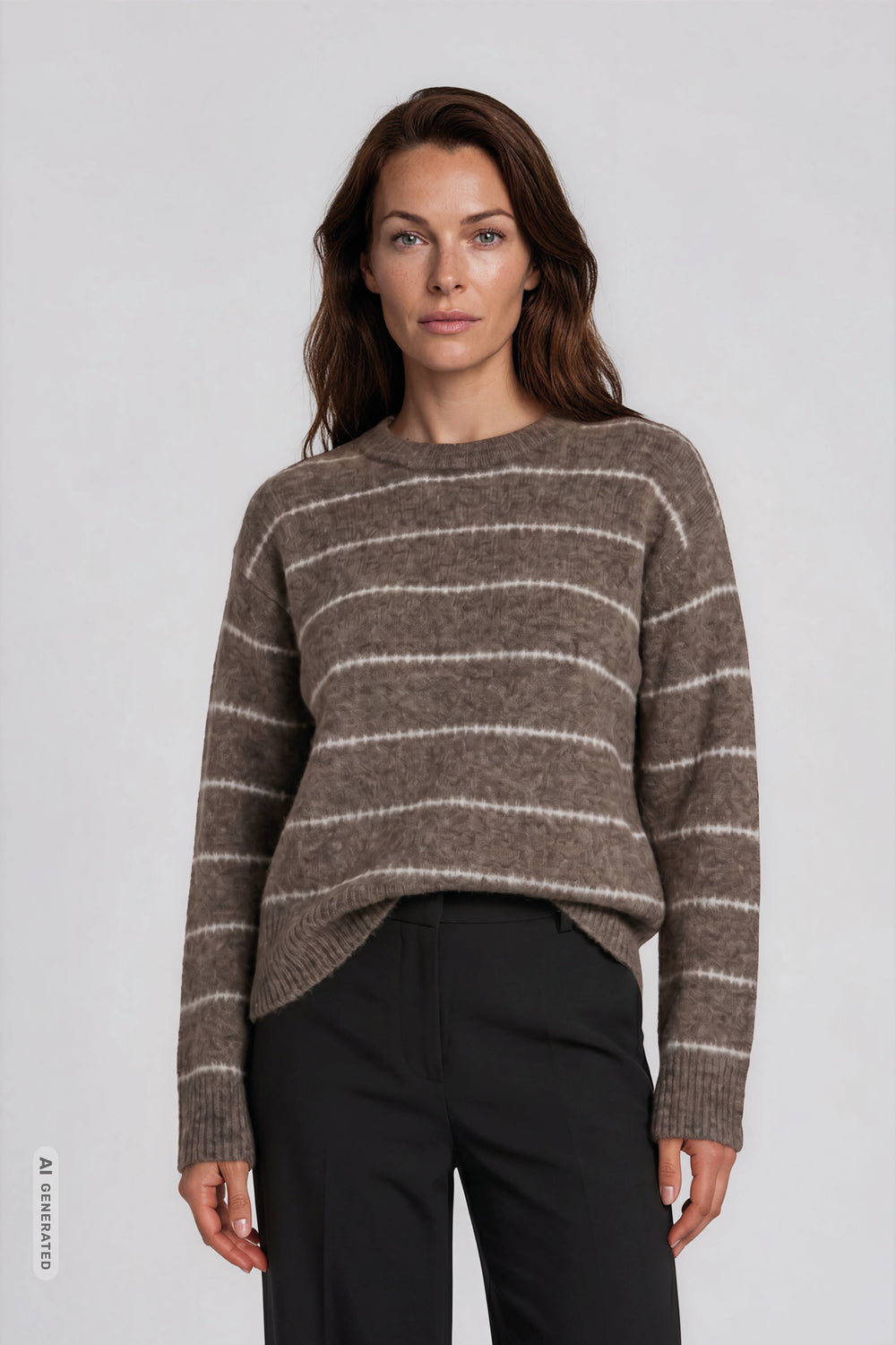 Heartmade HMKeso strik KNITWEAR 15 Walnut