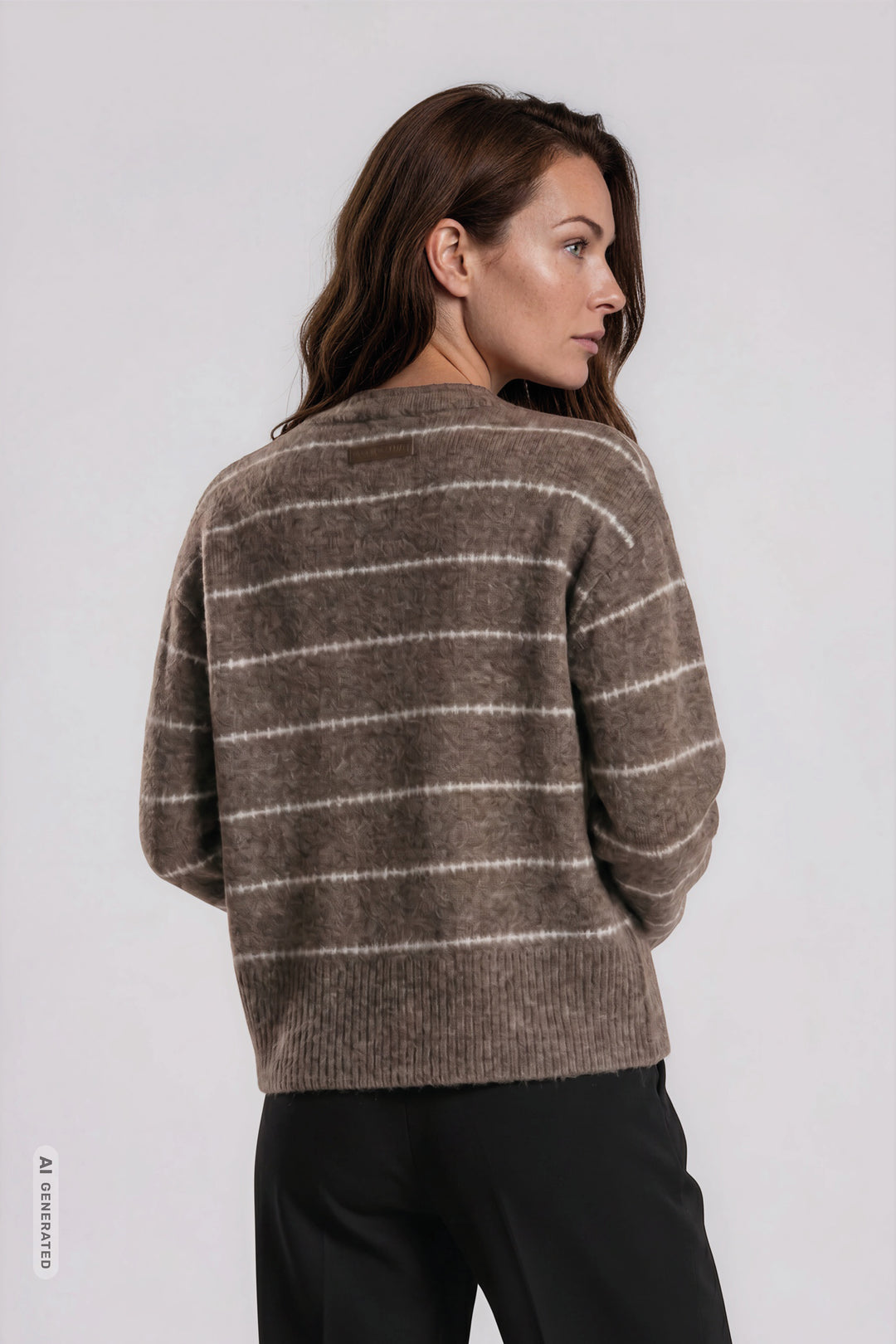 Heartmade HMKeso strik KNITWEAR 15 Walnut