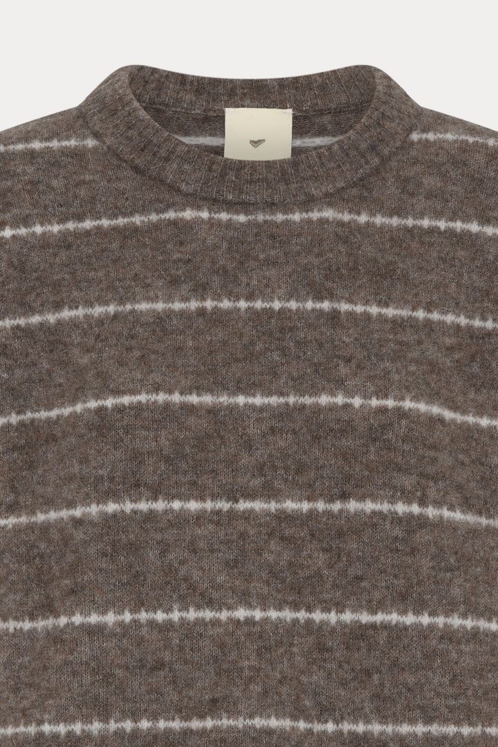 Heartmade HMKeso strik KNITWEAR 15 Walnut